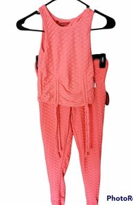 Hot kiss sexy 2Pc Sport Set yoga Size S New